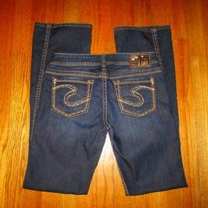 SILVER JEANS Frances 18" Dark Boot Cut